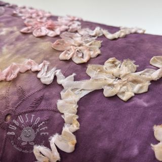 Baumwollstoff TIE DYE EMBROIDERY Eva tape design D