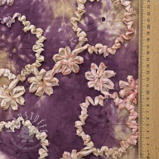 Baumwollstoff TIE DYE EMBROIDERY Eva tape design D