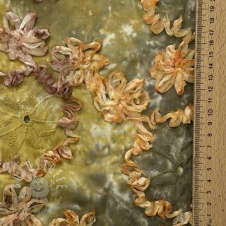 Baumwollstoff TIE DYE EMBROIDERY Eva tape design E