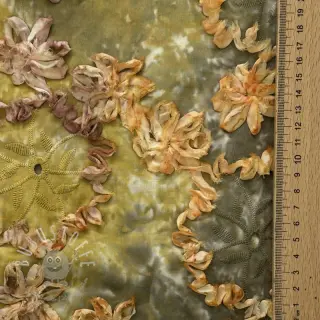 Baumwollstoff TIE DYE EMBROIDERY Eva tape design E
