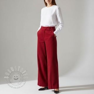 Feincord dark cerise