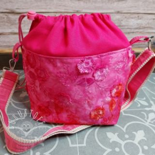 Baumwollstoff TIE DYE EMBROIDERY Poppy design K