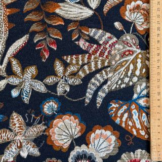 Dekostoff jacquard Neroli allover nuit