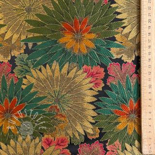 Dekostoff jacquard Matcha allover kaki