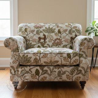 Dekostoff jacquard Soliman allover blanc