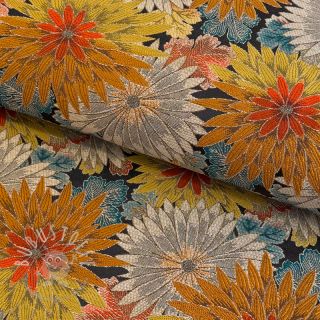 Dekostoff jacquard Matcha allover peanut