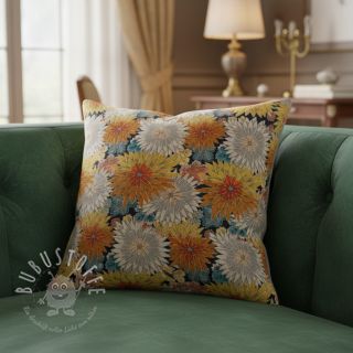 Dekostoff jacquard Matcha allover peanut