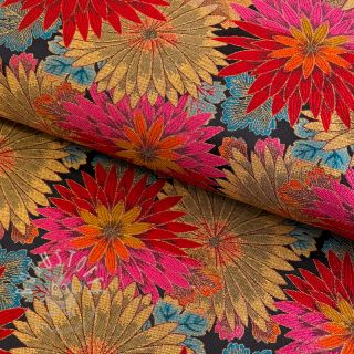 Dekostoff jacquard Matcha allover rouge