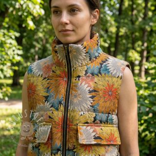 Dekostoff jacquard Matcha allover peanut