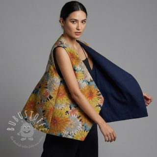 Dekostoff jacquard Matcha allover peanut