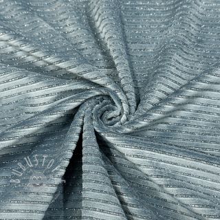 Samt VELVET LUREX Stripe ocean green