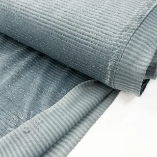 Samt VELVET LUREX Stripe ocean green