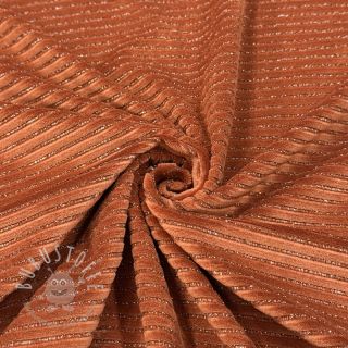 Samt VELVET LUREX Stripe brick