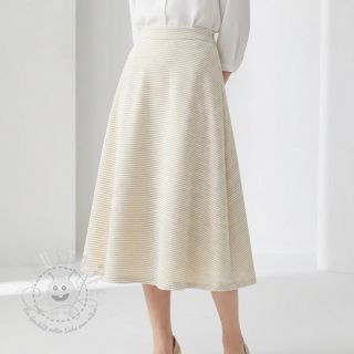 Samt VELVET LUREX Stripe off white