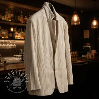 Samt VELVET LUREX Stripe off white