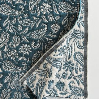 Dekostoff jacquard Mumbai allover jade