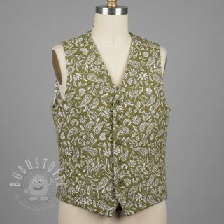 Dekostoff jacquard Mumbai allover kaki