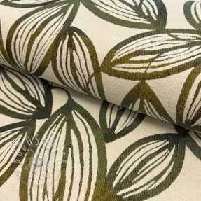 Dekostoff jacquard Folia romarin