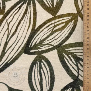 Dekostoff jacquard Folia romarin