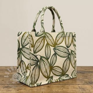 Dekostoff jacquard Folia romarin