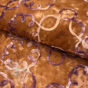 Baumwollstoff TIE DYE EMBROIDERY Elise tape design B