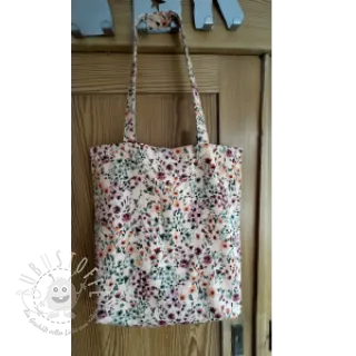 Dekostoff Painted Lovely Flower digital print