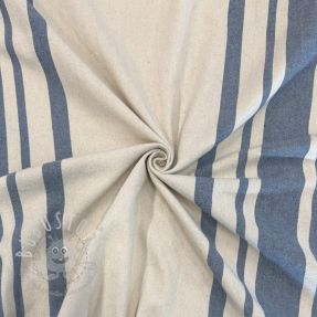 Dekostoff Bernadette stripe denim