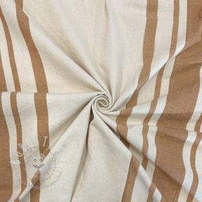 Dekostoff Bernadette stripe peanut