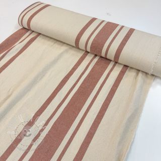Dekostoff Bernadette stripe terracotta