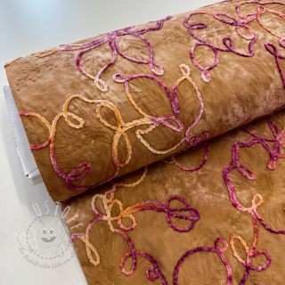 Baumwollstoff TIE DYE Chenille ela design A