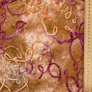 Baumwollstoff TIE DYE Chenille ela design A