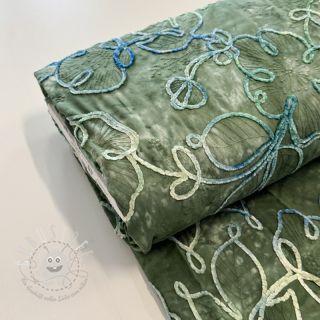 Baumwollstoff TIE DYE Chenille ela design B