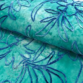 Baumwollstoff TIE DYE Chenille manon design A