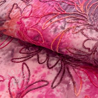 Baumwollstoff TIE DYE Chenille manon design C