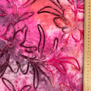 Baumwollstoff TIE DYE Chenille manon design C