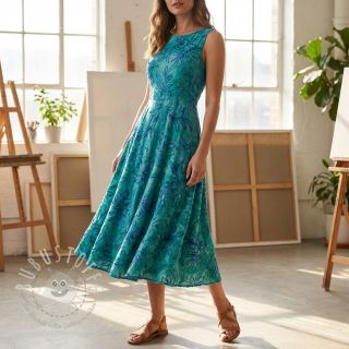 Baumwollstoff TIE DYE Chenille manon design A