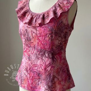 Baumwollstoff TIE DYE Chenille manon design C