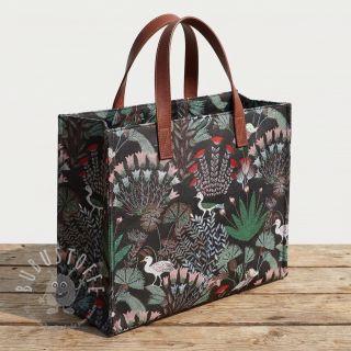 Dekostoff jacquard Botanic Paradise Bird