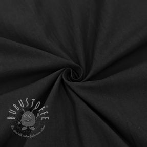 Baumwollstoff WASHED black