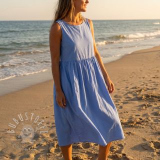 Baumwollstoff WASHED lavender