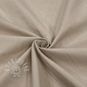 Baumwollstoff WASHED beige