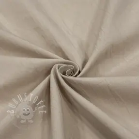 Baumwollstoff WASHED beige