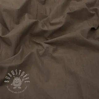 Baumwollstoff WASHED taupe
