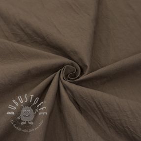 Baumwollstoff WASHED taupe