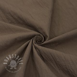 Baumwollstoff WASHED taupe