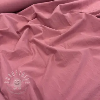 Baumwollstoff WASHED dark blush