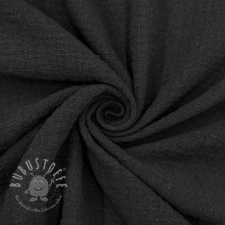 Baumwollstoff SLUB WASHED black