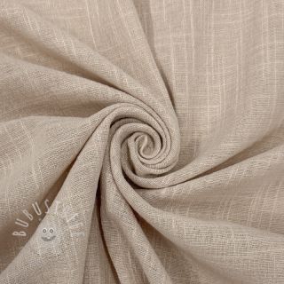 Baumwollstoff SLUB WASHED beige
