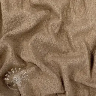 Baumwollstoff SLUB WASHED sand