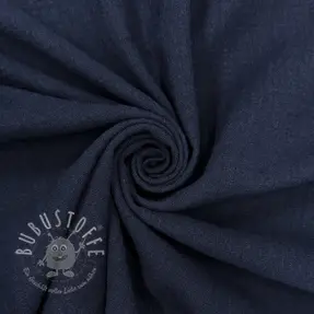 Baumwollstoff SLUB WASHED navy